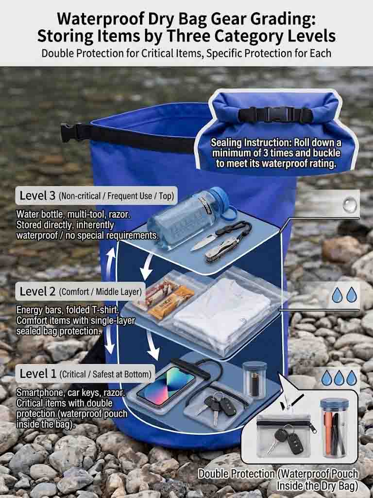 Quam ut Servo vestri Apparatus siccum dum Kayaking (Extra Just peram aridam)
