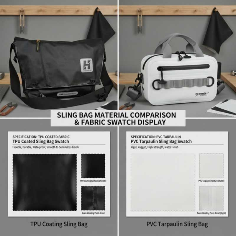 IMPERVIUS Sling Bag Material Comparison Guide