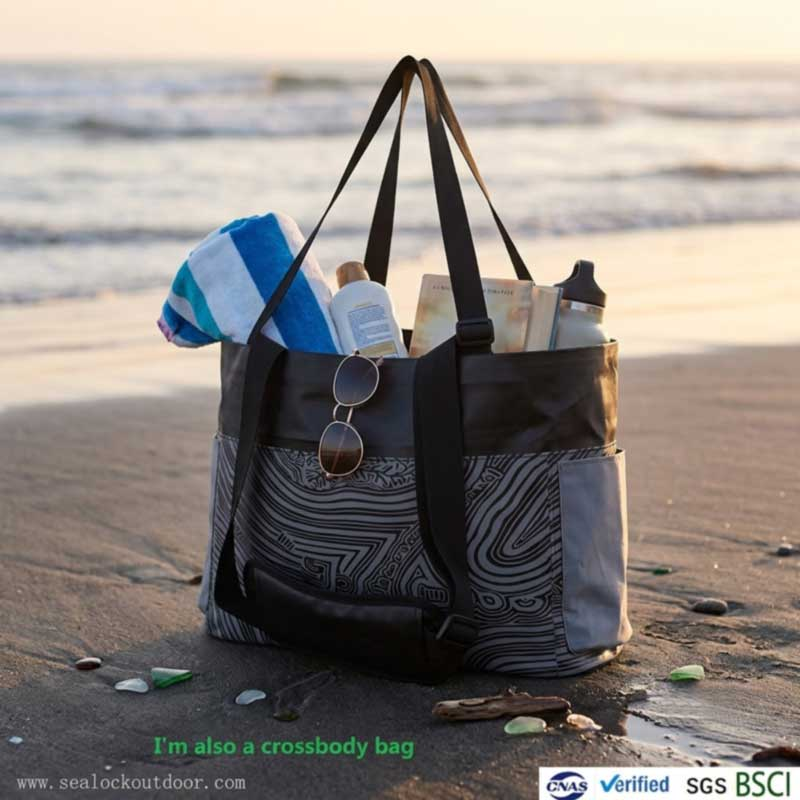 Custom Waterproof Beach Tote Bag for Private Label