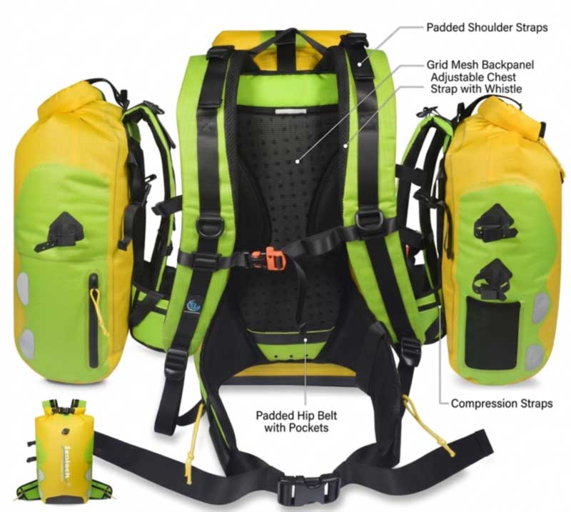 IMPERVIUS Backpacks — iuncta RF, IPX7/IPX8 | CN & VN Factories