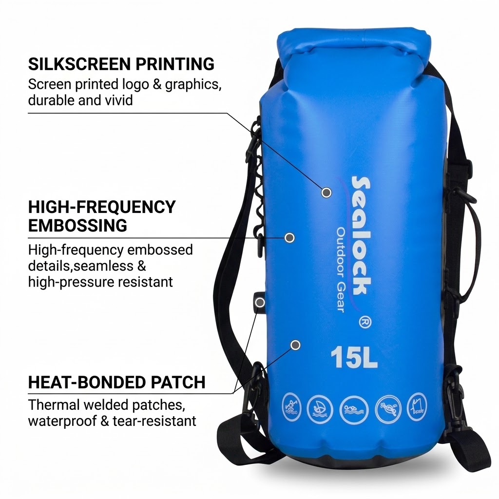 Tua Logo in IMPERVIUS Bag: Quod Methodi superstes aqua