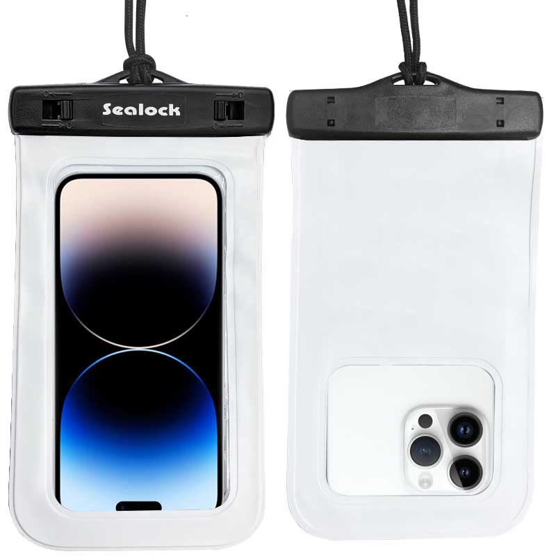 Universalis IPX8 IMPERVIUS Phone pera cum Camera Fenestra